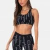 Adika Champion // Script Print Sports Bra Brands