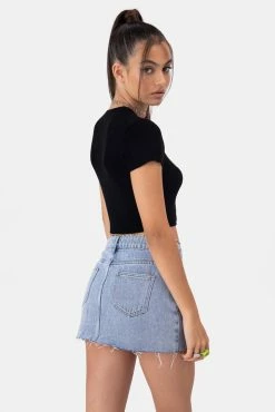 Adika Giga Rib-Knit Button-Up Shirt