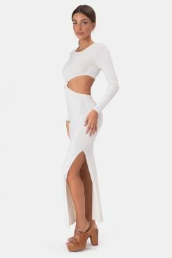 Adika Clothing Campbell Cut-Out Knitted Maxi Dress