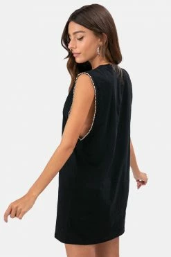 Adika OUTLET ALABAMA Metallic Studs Tee Dress