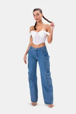 Adika Bernard Off-Shoulder Corset Top