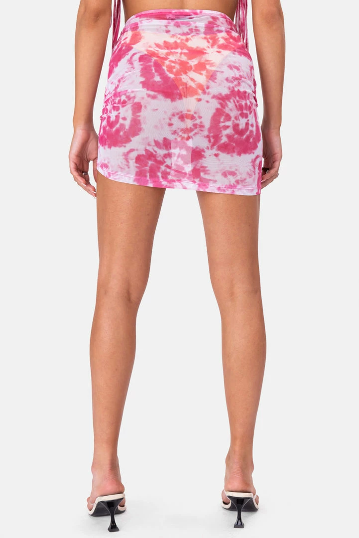Best Sale 😀 Adika Clothing Byron Tie-Dye Mesh Mini 👗 Skirt ✨ 4 Adika Clothing Byron Tie-Dye Mesh Mini Skirt