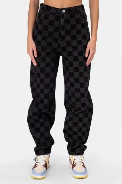 Adika OUTLET Donovan Checkered Jeans | OVERSIZED