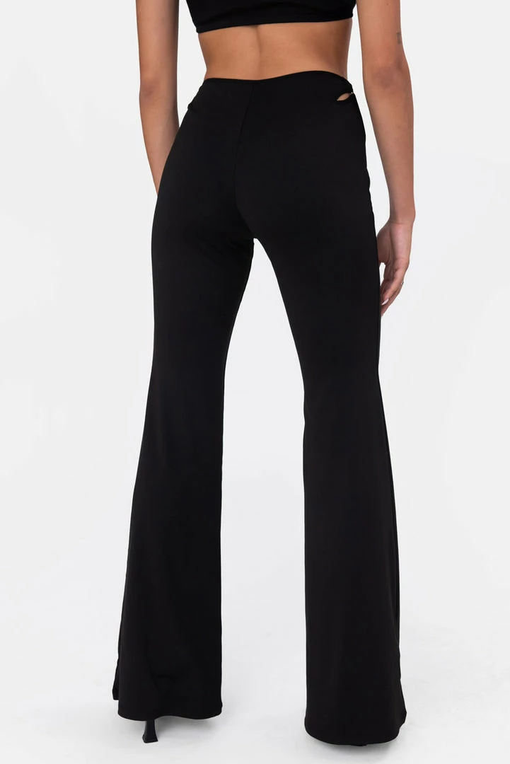 Deals ✔️ Adika Axton Metal-Ring Detail Flared Pants 🤩 5 Adika Axton Metal-Ring Detail Flared Pants