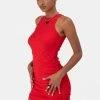 Adika Clothing Circa Ruched Ribbed Mini Dress