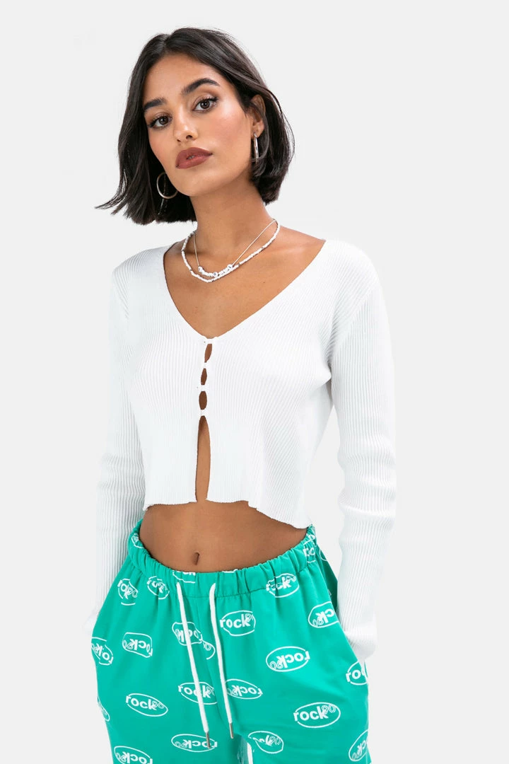 Deals ⌛ Adika Hunter Rib Knit Top OUTLET 💯 2 Adika Hunter Rib Knit Top OUTLET