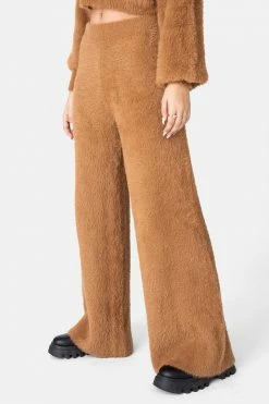 Adika Cider Fuzzy Flared Pants Clothing