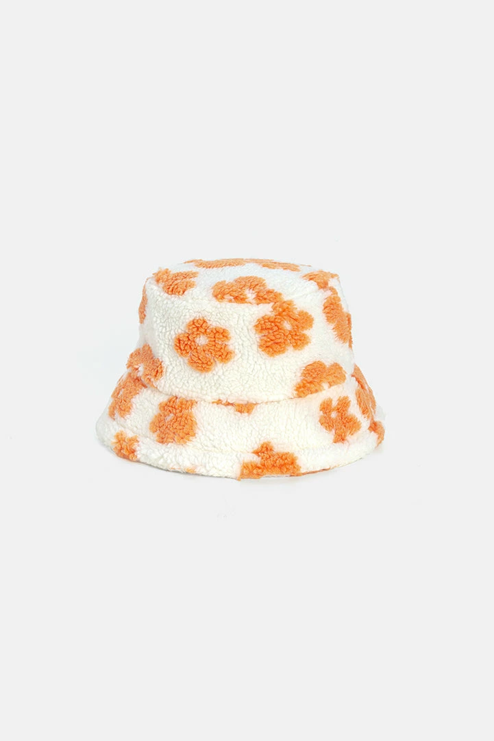Hot Sale 👍 Adika Floris Fuzzy Bucket Hat 💯 1 Adika Floris Fuzzy Bucket Hat