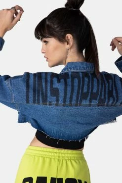 Adika UNSTOPPABLE Cropped Denim Jacket