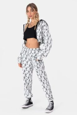 Adika ADK Cropped Zipped Hoodie