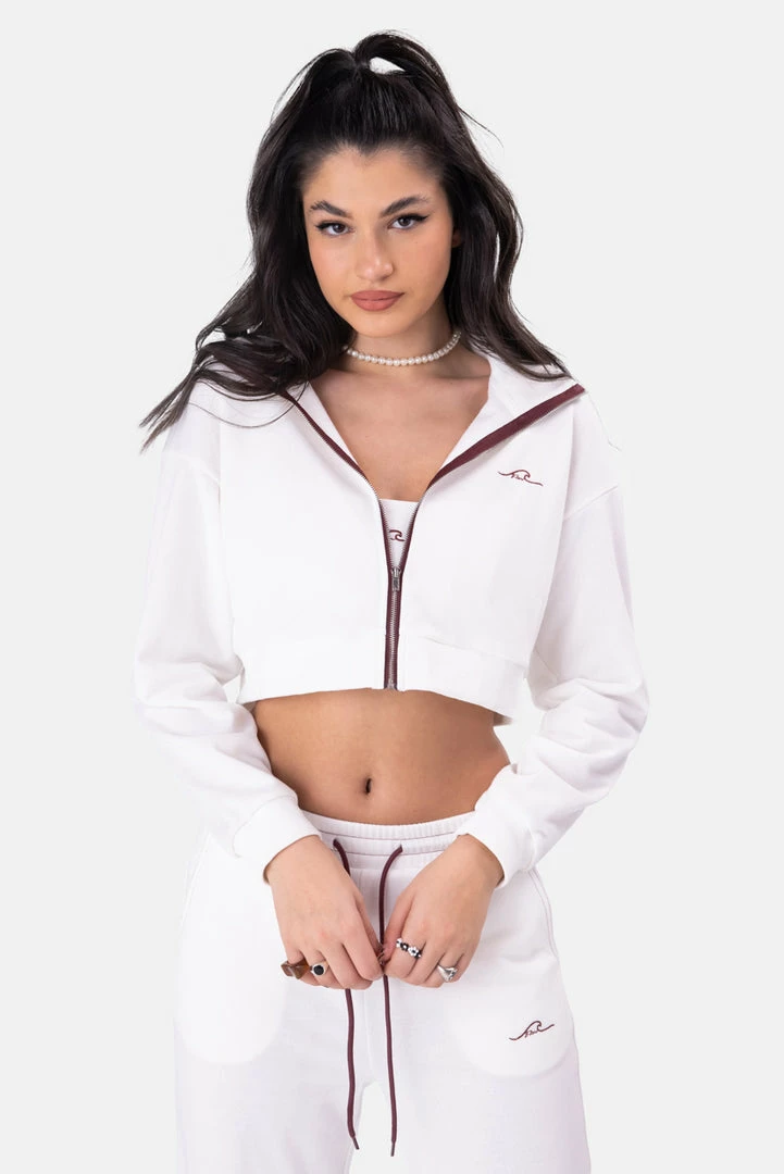 Budget 🧨 Adika OUTLET FLOW Zip-Up Cropped Jacket ❤️ 1 Adika OUTLET FLOW Zip-Up Cropped Jacket