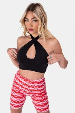 Adika Clothing Wilson Wrap Halter Crop Top