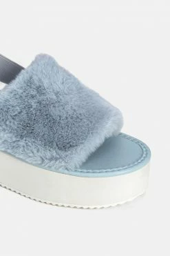 Adika Shoes Nova Faux Fur Sliders