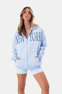 Adika NEW YORK Oversized Zipped Hoodie