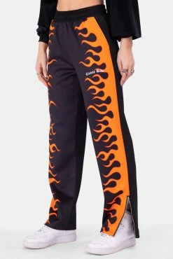 Adika Flaming Zipper Hem Sweatpants OUTLET