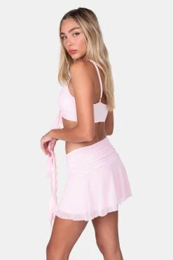 Adika Pixie Land Mesh Mini Skirt