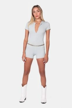 Adika New Out & About Zip Front Playsuit