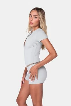 Adika New Out & About Zip Front Playsuit