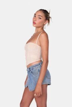 Adika New Tops Notorious Corduroy Corset Top