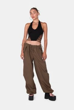 Adika Over The Line Ripped Halter Top New Tops