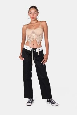 Adika Sweet Crush Lace Corset Top New