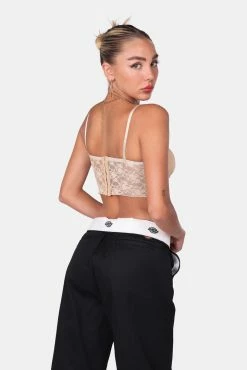 Adika Sweet Crush Lace Corset Top New