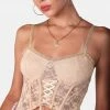 Adika Sweet Crush Lace Corset Top New