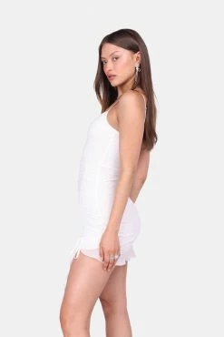 Adika New Celestia Ruched Mini Dress