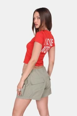 Adika New Bottoms Norman Cord Elastics Nylon Shorts