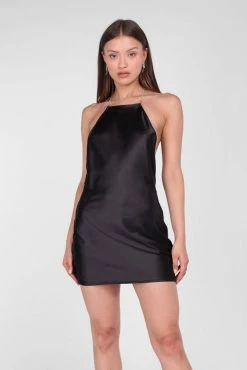 Adika New Dresses Bellini Satin-Finish Halter Dress