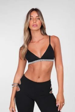 Adika New Glam Slam Rhinestone Triangle Bralette