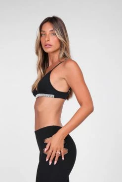 Hot Sale ๐ Adika New Glam Slam Rhinestone Triangle Bralette ๐ 8 Adika New Glam Slam Rhinestone Triangle Bralette