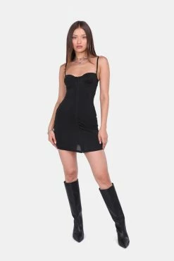 Adika Dominion Corset Mini Dress New