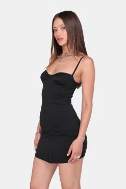 Adika Dominion Corset Mini Dress New