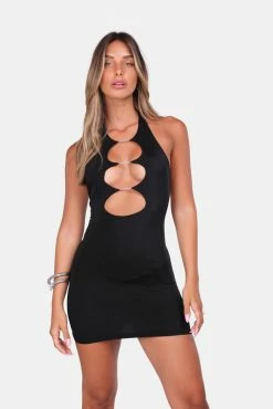 Adika Stellar Cut-Out Mini Dress