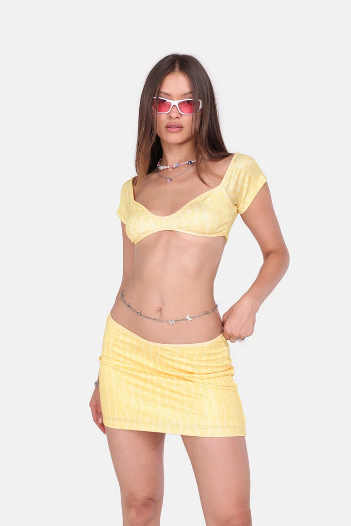 Discount 🥰 Adika Honey Printed Mini 👗 Skirt New 😍 3 Adika Honey Printed Mini Skirt New