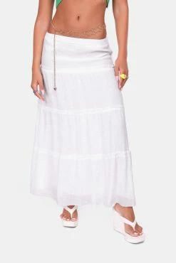 Adika New Gypsy Soul Tiered Maxi Skirt