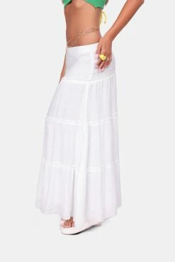 Adika New Gypsy Soul Tiered Maxi Skirt