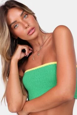 Adika Summer Jam Crochet Bandeau Top