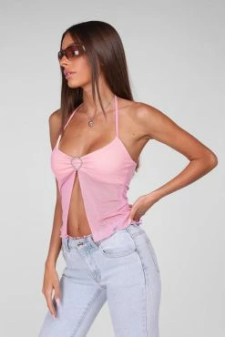 Adika MTV Select Halter Mesh Top New