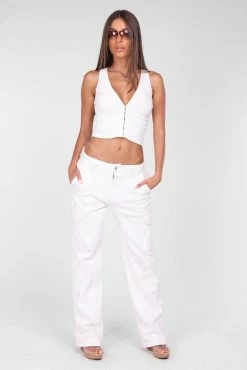 Adika New Say My Name Ruched Mesh Top