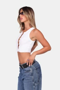 Adika Slice & Dice Cropped Tank Top