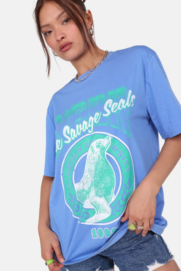 Budget ๐ฏ Adika New Savage Seals Oversized Tee ๐ 1 Adika New Savage Seals Oversized Tee