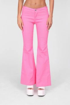 Adika Celeste Low-Rise Flared Pants New