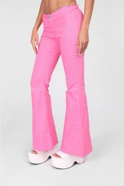 Adika Celeste Low-Rise Flared Pants New