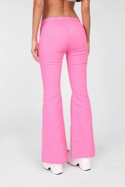 Adika Celeste Low-Rise Flared Pants New