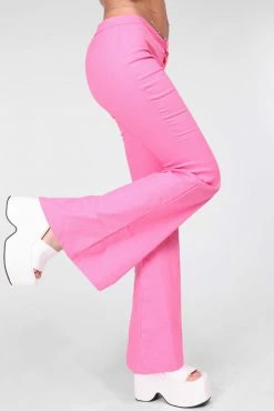 Adika Celeste Low-Rise Flared Pants New