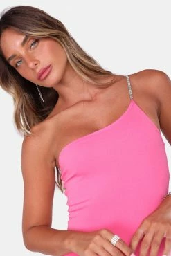 Adika Legally Blonde One-Shoulder Dress New