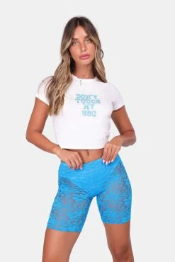 Adika Flora Lace Biker Shorts New