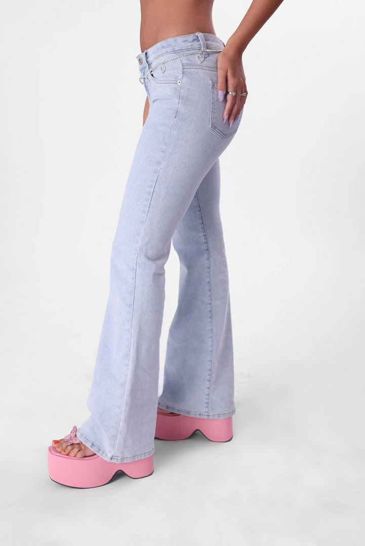 Promo 😀 Adika Chandler Low-Rise 👖 Jeans | FLARE ❤️ 2 Adika Chandler Low-Rise Jeans | FLARE